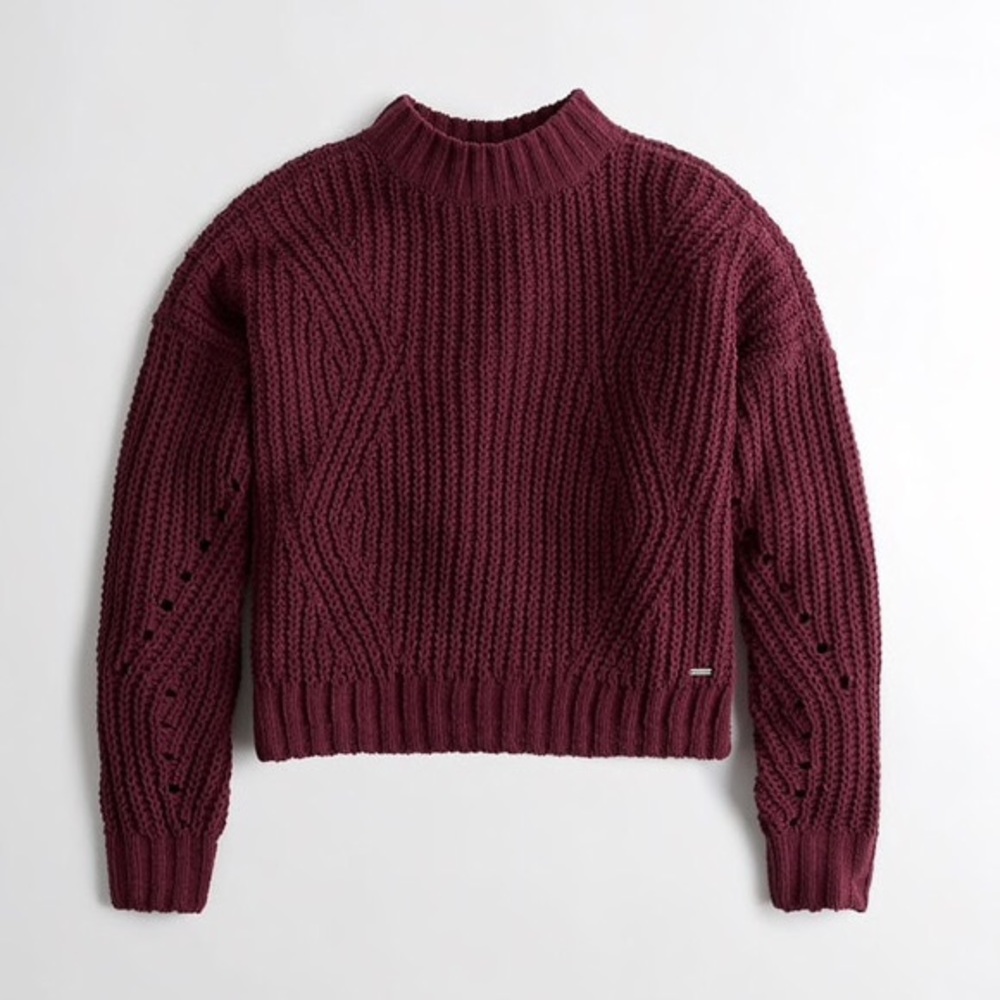 XS Mockneck Chenille Sweater